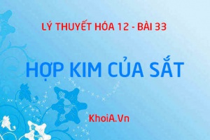 Hợp kim của Sắt: Găng và Thép thành phần, tính chất của Gang và Thép cách sản xuất và ứng dụng - Hóa 12 bài 33